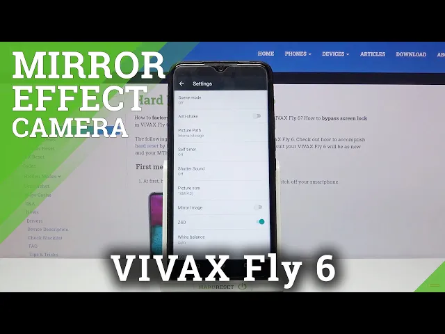 Video thumbnail for How to Enable/Disable Mirror Effect in Vivax Fly 6 – Front Camera Settings