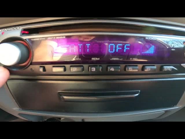 Video thumbnail for How to Enable or Disable ATT Function for Radio in Mitsubishi Pajero III (2000-2006) | Kenwood Radio