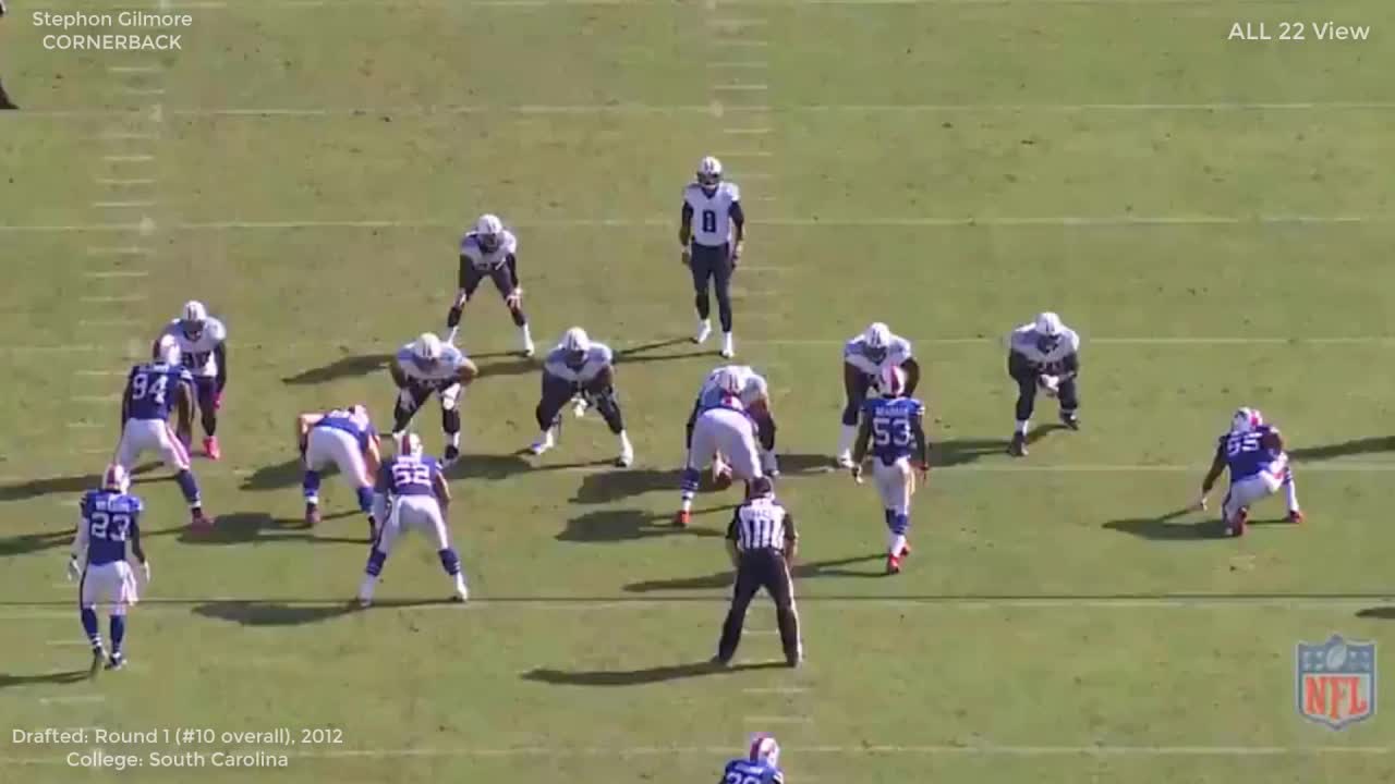 Video thumbnail for law nation sports: stephon gilmore all-22 film breakdown: should the cowboys trade for him?