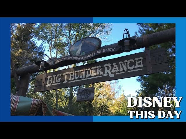 Video thumbnail for Big Thunder Ranch | DISNEY THIS DAY | June 27, 1986