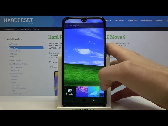 Video thumbnail for How to Change Wallpaper on KRUGER & MATZ Move 9 - Customize Home & Lock Screen