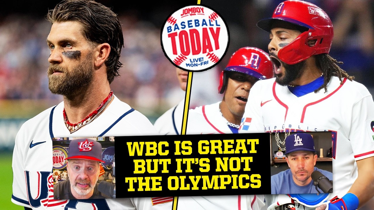 Video thumbnail for Bryce Harper says the WBC is great but it's not the olympics... | Baseball Today