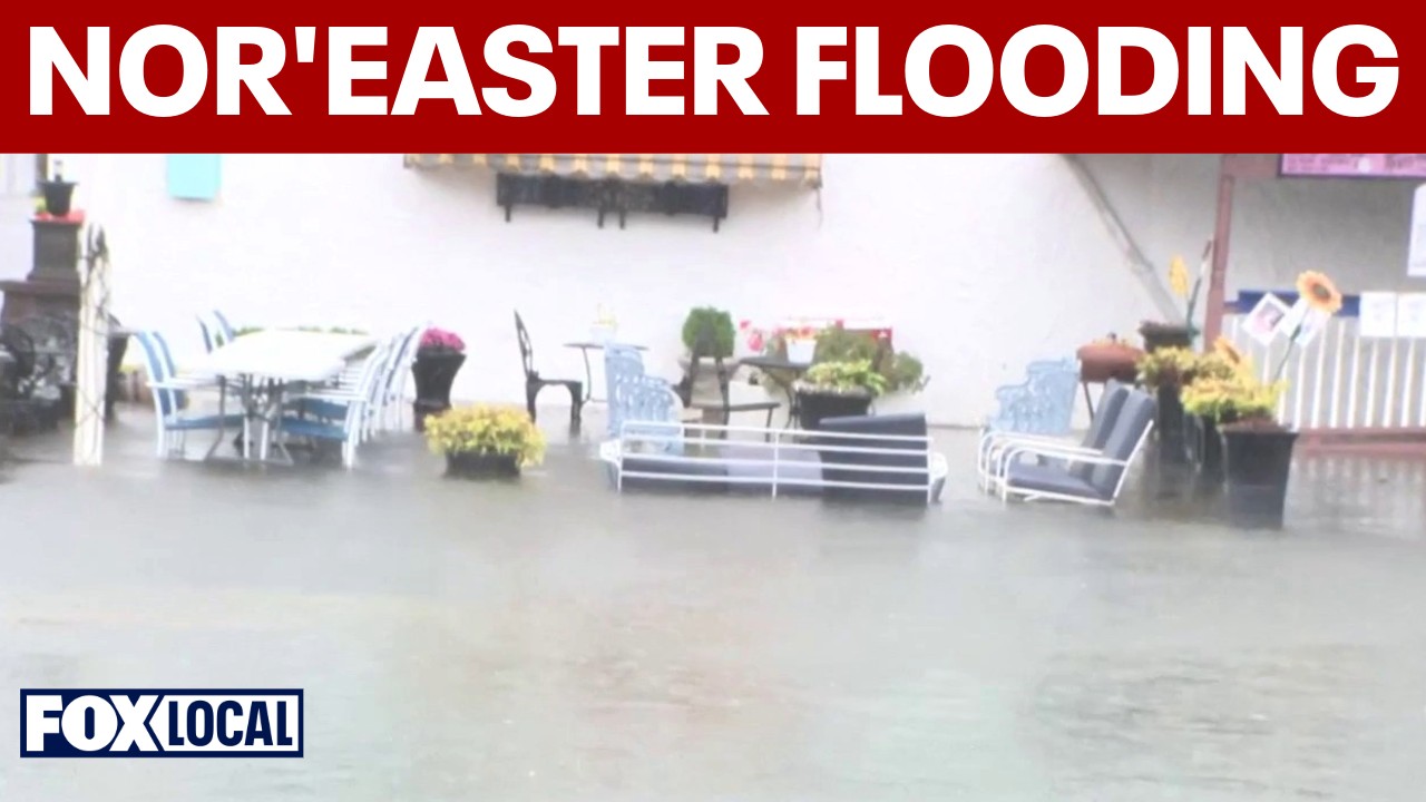 Video thumbnail for Jersey Shore floods: Locals kayak through streets as nor'easter overwhelms highlands