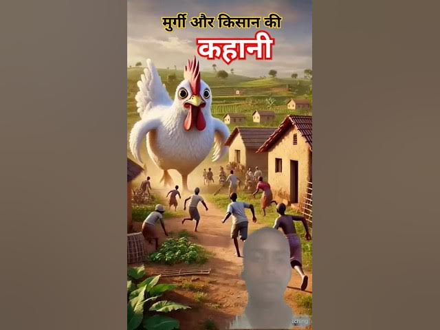 Video thumbnail for मुर्गी और किसान की कहानी 🥰🥰