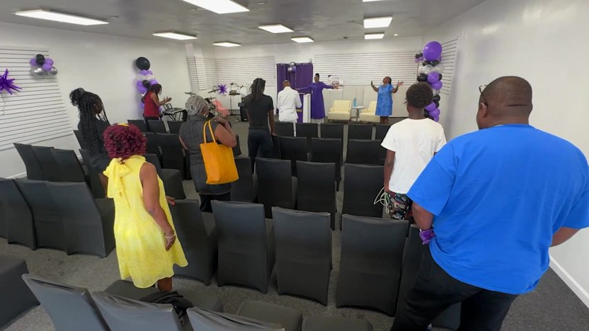 Video thumbnail for Bridgeport pastor pushes for Storefront Church Awareness Month as new worship site opens