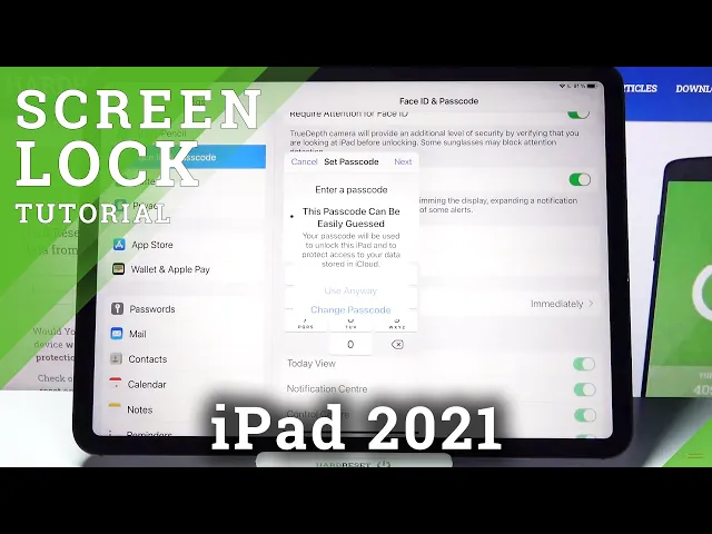 Video thumbnail for How to Set Up Screen Lock on iPad Pro 2021 – Screen Lock Method