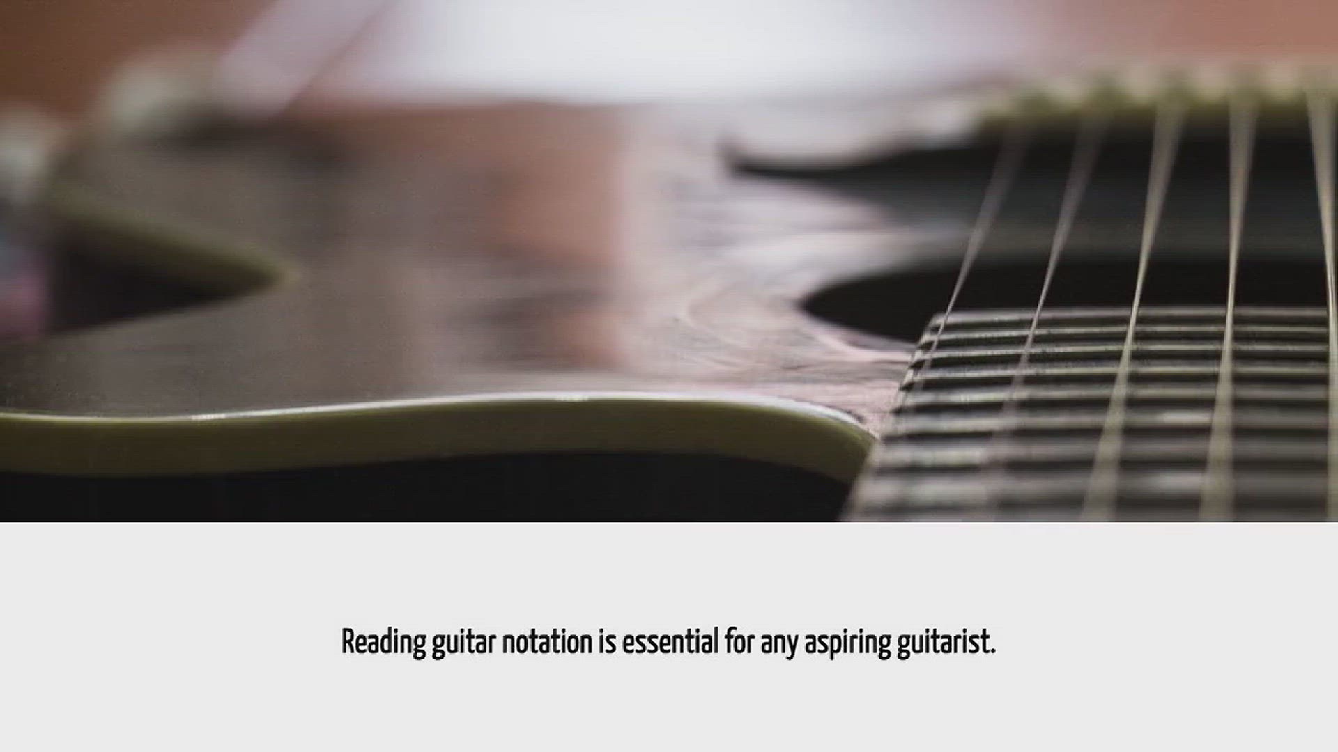 Video thumbnail for How To Read Guitar Notation