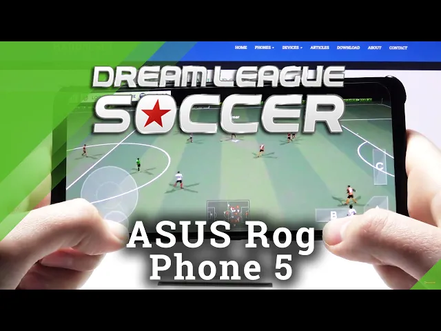 Video thumbnail for Dream League Soccer in ASUS ROG Phone 5 – Gameplay