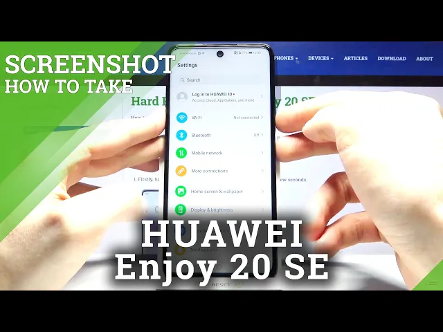 Video thumbnail for How to Take Screenshot in HUAWEI Enjoy 20 SE – Catch Display