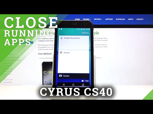 Video thumbnail for How to Disable Running Apps in CYRUS CS40 – Optimize CYRUS CS40