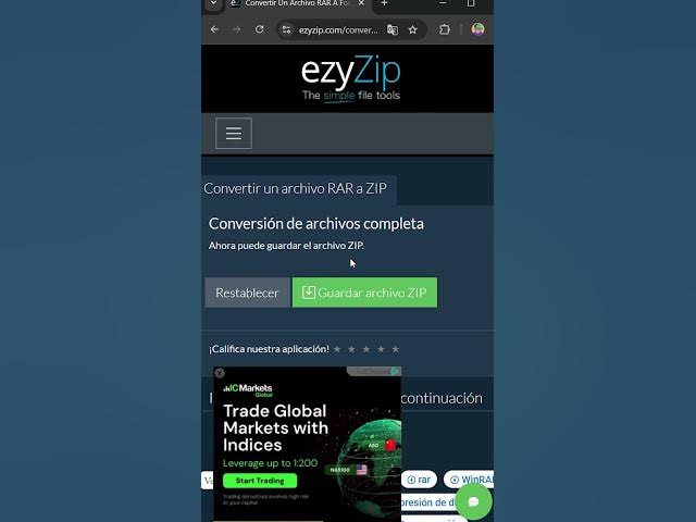 Video thumbnail for 📦 Convierte Archivos Rar a Zip en Tu Navegador | Sin Instalación De Software
