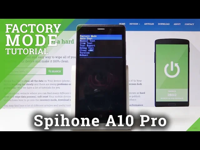 Video thumbnail for How to Enter the Factory Mode on Spiphone A10 Pro - Factory Test Menu