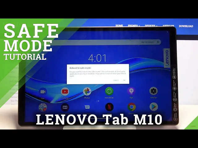 Video thumbnail for How to Enter Safe Mode in LENOVO Tab M10 – Quit Safe Mode