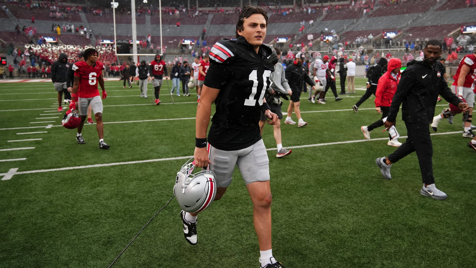 Video thumbnail for Ryan Day’s Impact on Julian Sayin's Potential Yardage Records