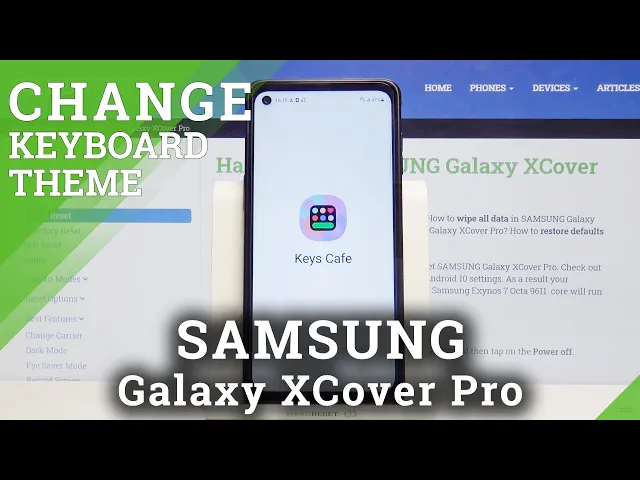 Video thumbnail for How to Apply Keys Cafe – Keyboard Theme on SAMSUNG Galaxy XCover Pro