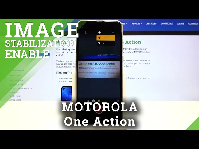 Video thumbnail for How to Activate Image Stabilization in Motorola One Action Activate – Take Better Photos