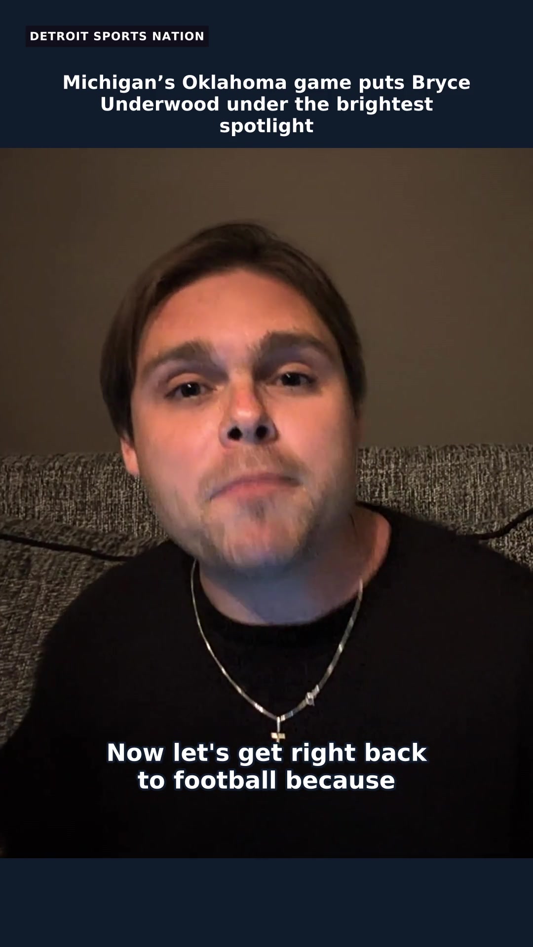 Video thumbnail for Michigan’s Oklahoma game puts Bryce Underwood under the brightest spotlight