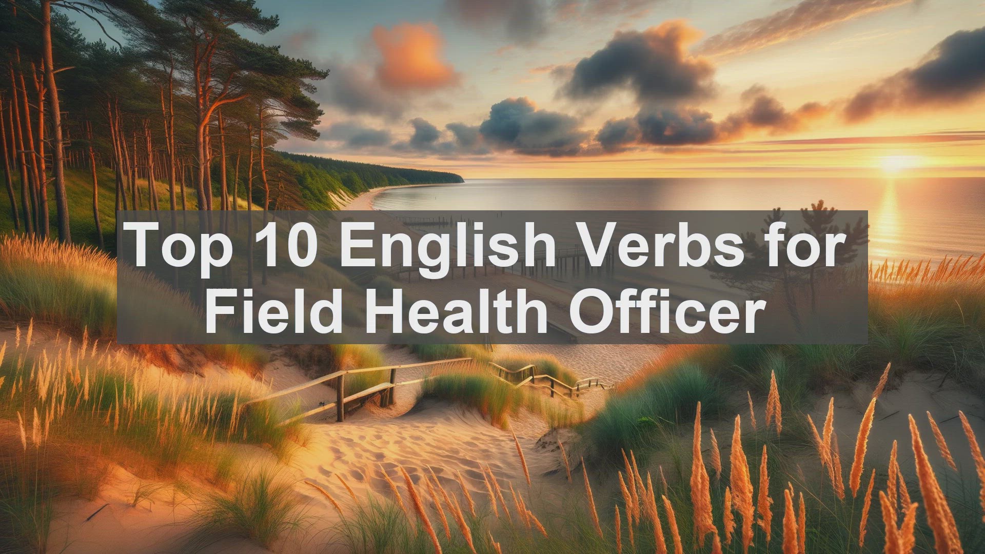 'Video thumbnail for Top 10 English Verbs for Field Health Officer'