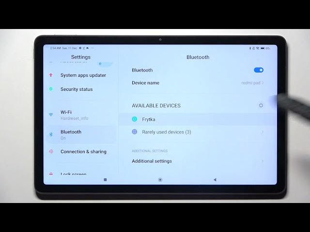Video thumbnail for How to Connect a Bluetooth Device to the XIAOMI Redmi Pad