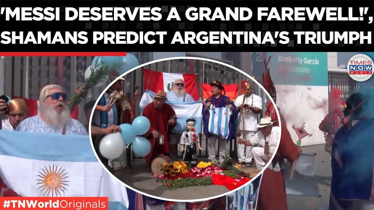 Video thumbnail for 'Messi Will Lift The Cup!': Peruvian Shamans Predict Argentina's Fourth World Cup | Times Now World