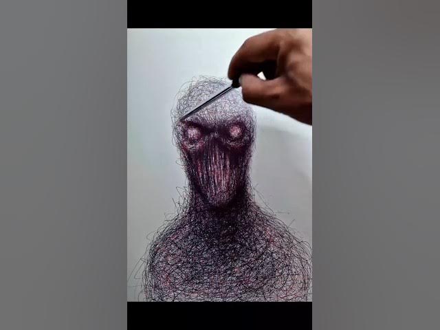 Video thumbnail for creepy sketch process 😧