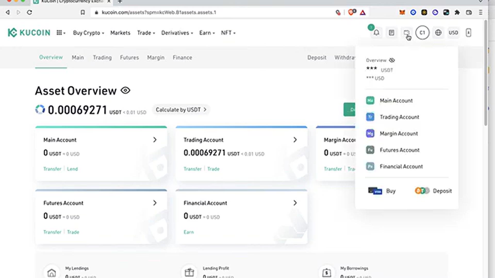 Video thumbnail for How to Find Your Wallet Address on Kucoin (Step by Step)