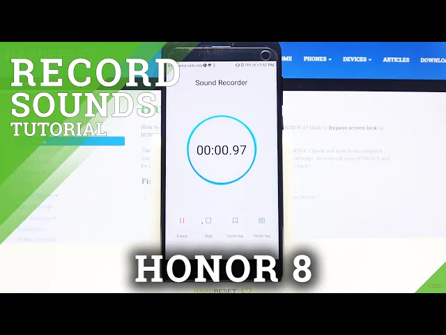 Video thumbnail for How to Record Sounds on HONOR 8 – Use Voice Recorder