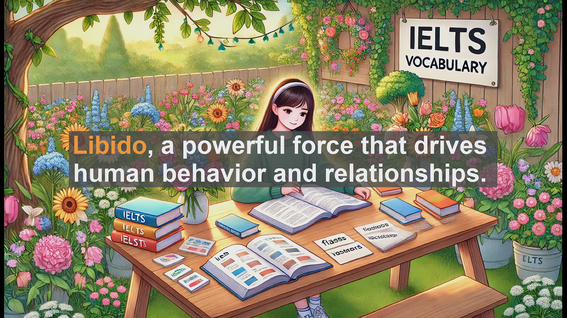 'Video thumbnail for 2000 Must Know IELTS 9.0 Vocabulary - Understanding Libido: Key Concept for Advanced English'