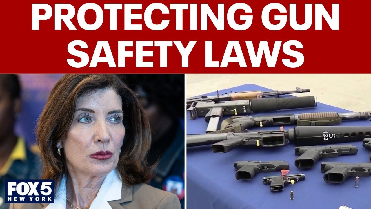 Video thumbnail for Hochul working to protect gun safety laws