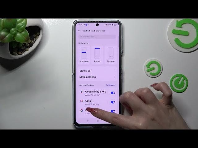 Video thumbnail for How to Turn On / Off App Notifications on OPPO FIND N2 FLIP?