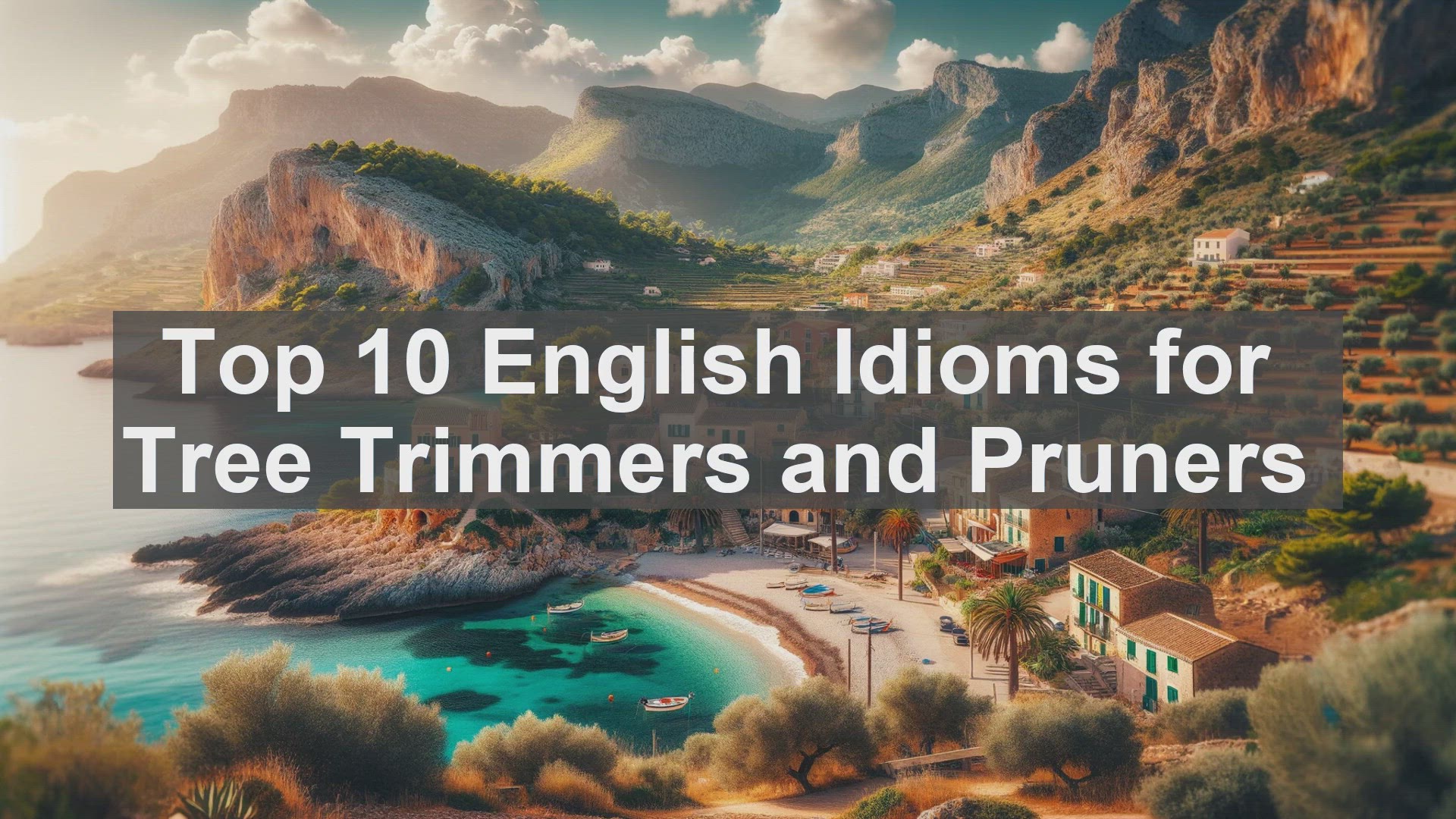 'Video thumbnail for Top 10 English Idioms for Tree Trimmers and Pruners'
