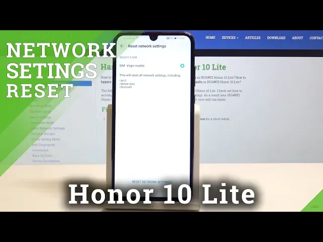 Video thumbnail for How to Reset Network Settings in Honor 10 Lite - Restore Default Settings