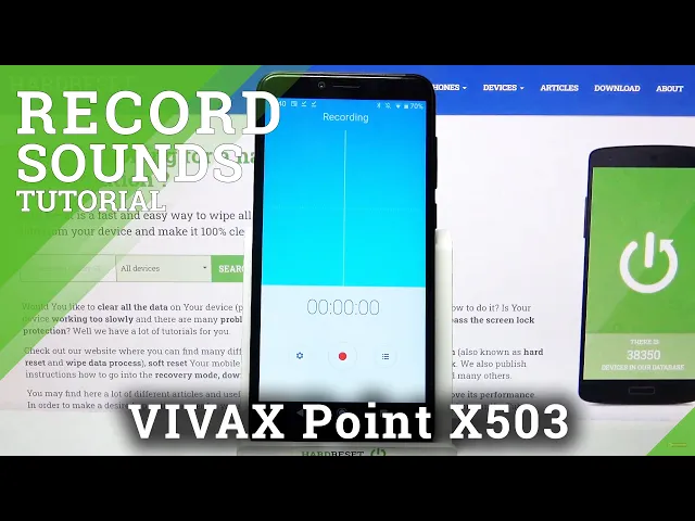 Video thumbnail for How to Use Sound Recorder in Vivax Point X503 - Operate Voice Recorder