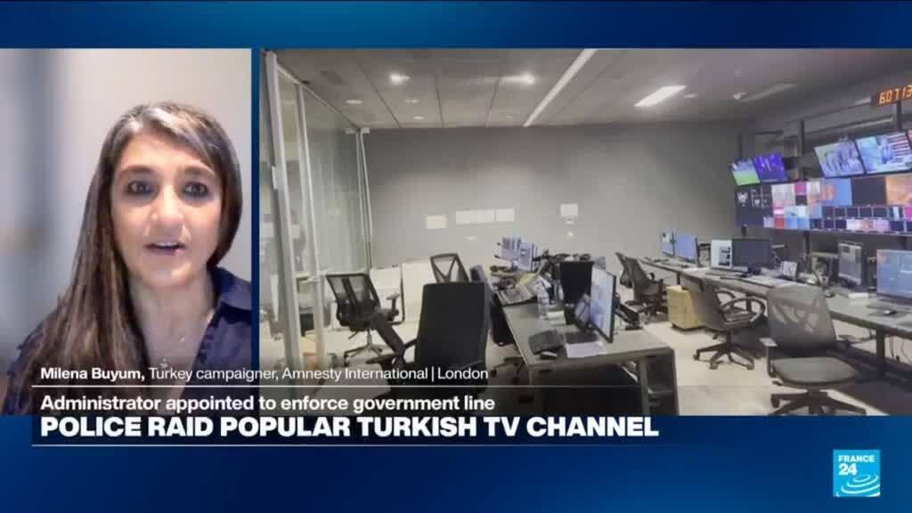 Video thumbnail for Amnesty on Turkish media crackdown: 'Disinformation flourishes when media landscape's narrowed down'