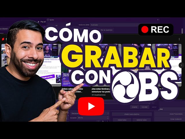 Video thumbnail for ¿Cómo grabar videos de tu PC con OBS Studio para Youtube, Tiktok?