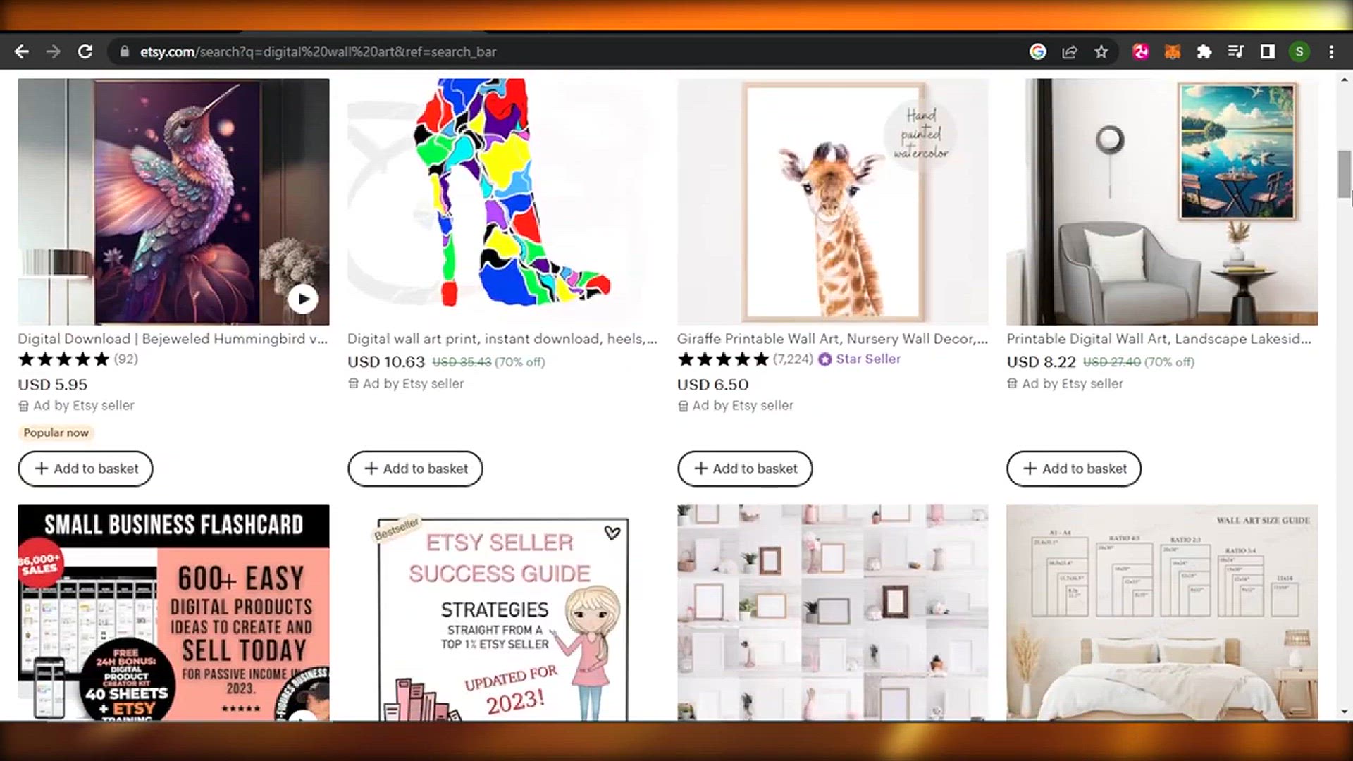 'Video thumbnail for How To Create Digital Wall Art For Etsy (2024)'