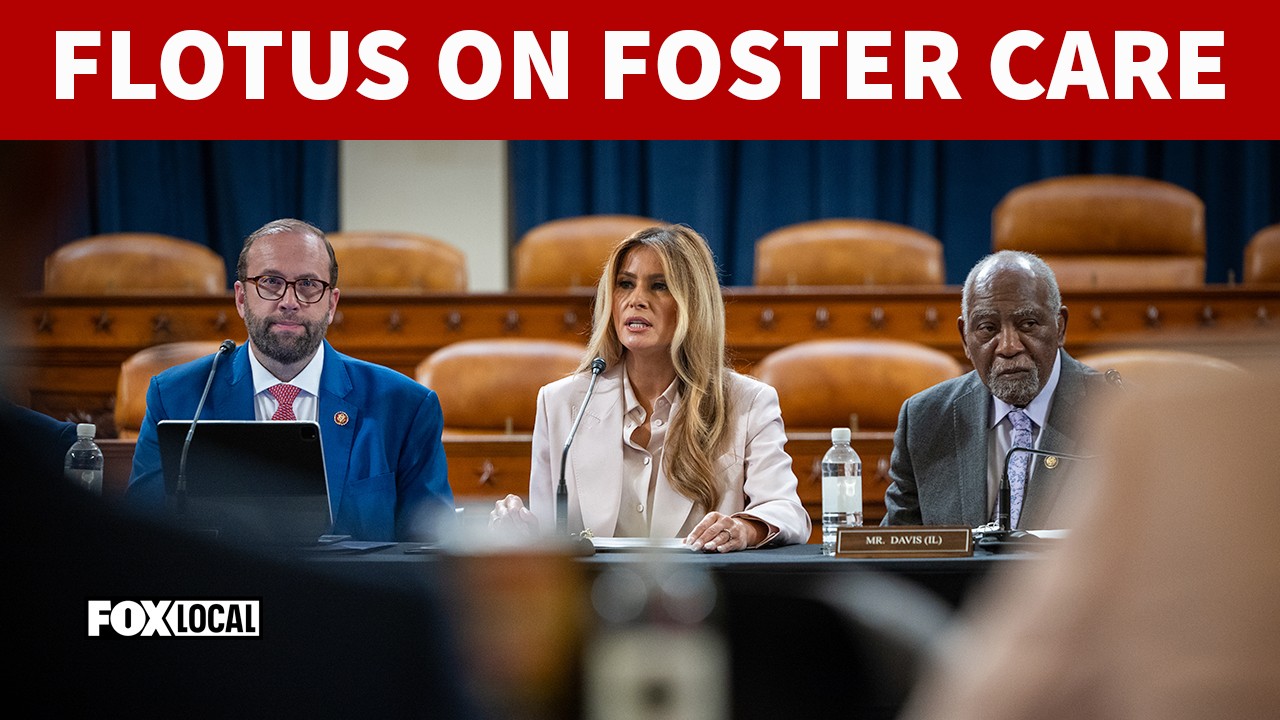 Video thumbnail for First Lady Melania Trump participates in roundtable on foster care