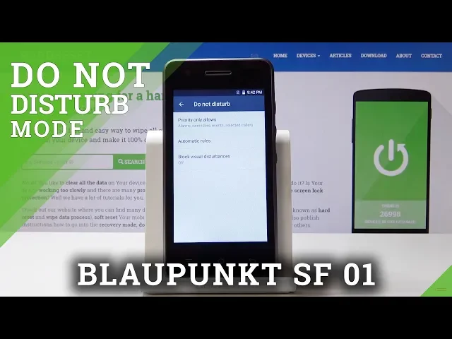 Video thumbnail for How to Enable Do Not Disturb BLAUPUNKT SF 01 - Block Calls & SMS