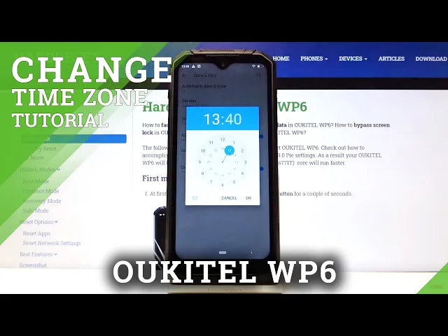 Video thumbnail for How to Change Date & Time in OUKITEL WP6 – Find Time Zone & Clock Format Options