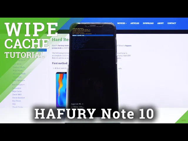 Video thumbnail for How to Wipe Cache Partition in HAFURY Note 10 – Speed Up Device