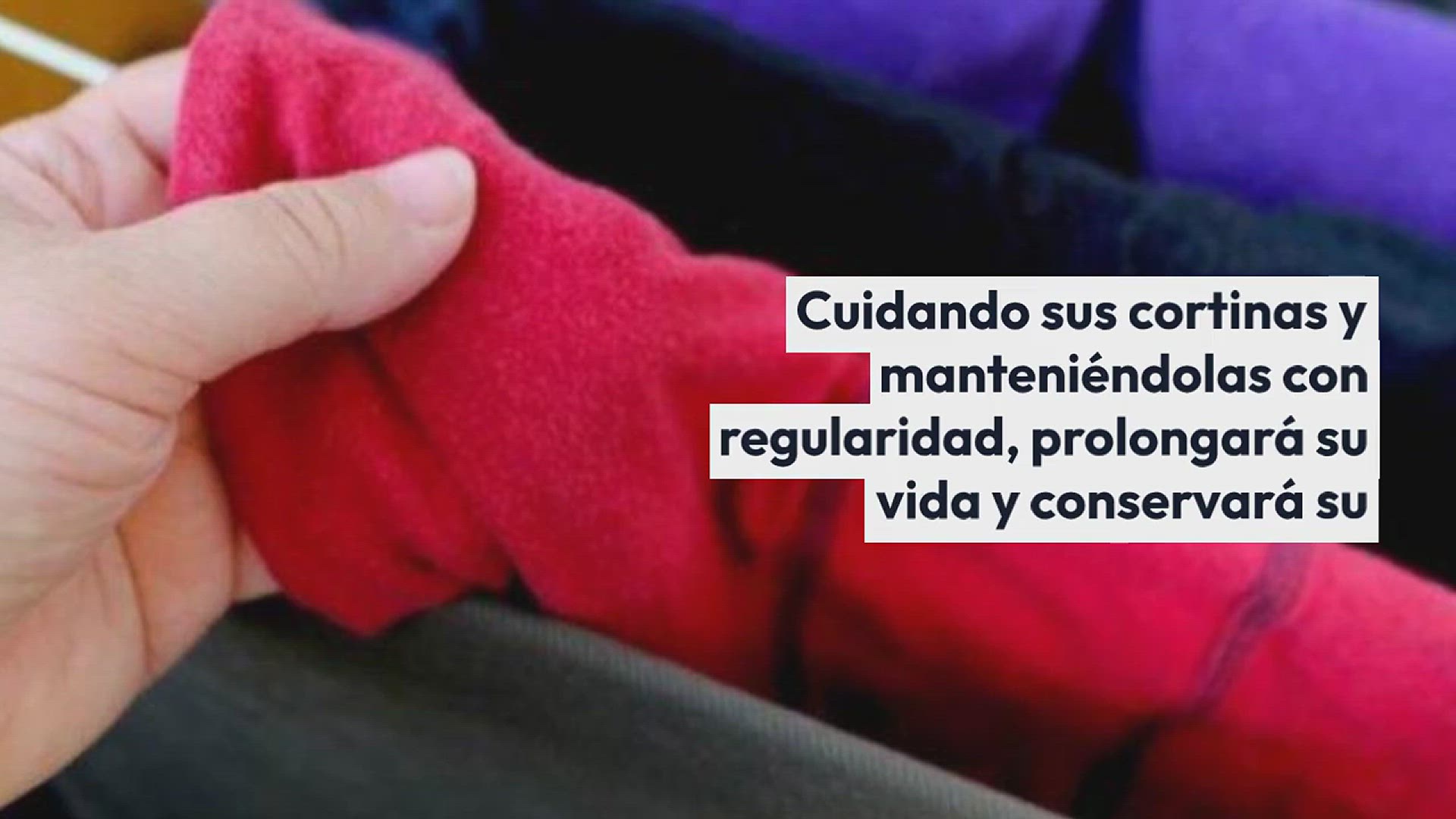 Video thumbnail for El truco genial para limpiar cortinas y dejarlas como nuevas: