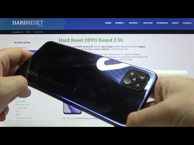 Video thumbnail for Color Presentation of OPPO Reno4 Z 5G – How Blue Color Looks Like