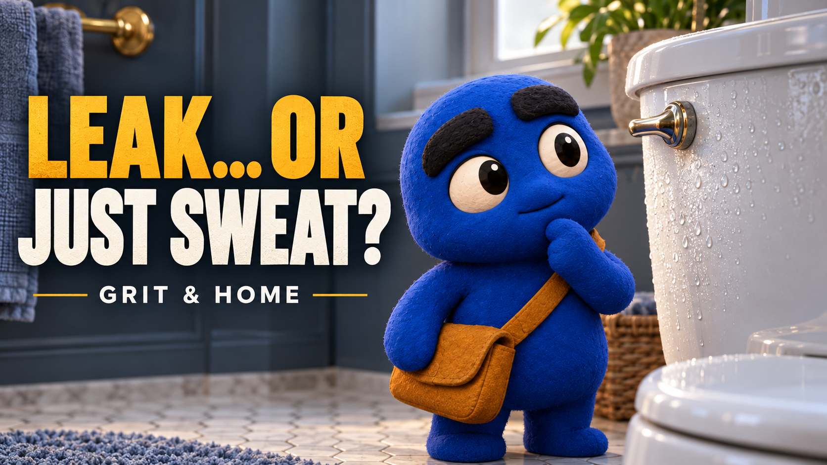 Video thumbnail for Toilet Tank Sweating or a Leak? | Grit & Home