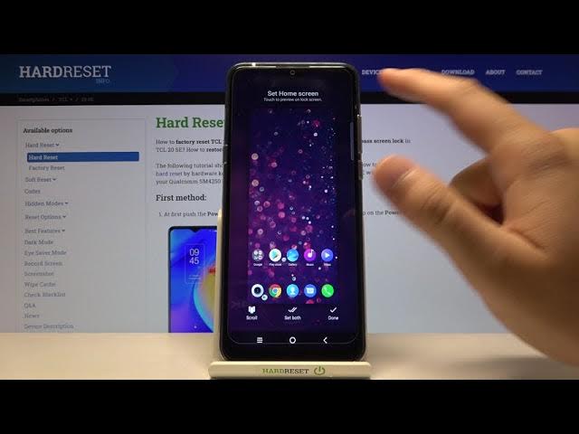 Video thumbnail for How to Set New Wallpaper on the Lock Screen on TCL 20 SE – Update the Lock Screen