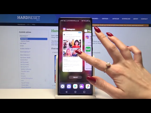 Video thumbnail for How to Download Picture from Instagram App in LG Wing?