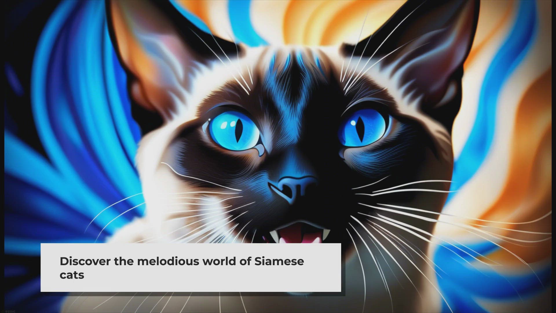 Video thumbnail for Siamese Cat: The Vocal Feline