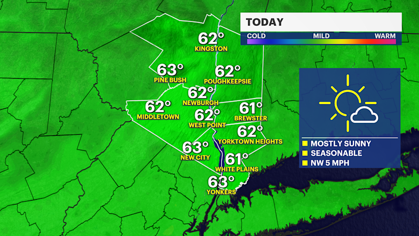 Video thumbnail for Sunny and seasonable Sunday across Connecticut