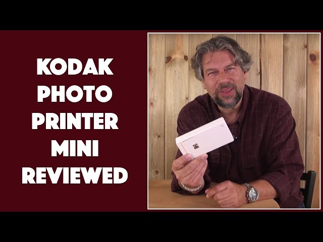 Video thumbnail for The Tiny, Portable Kodak Photo Printer Mini - REVIEWED!