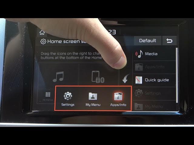 Video thumbnail for How to Customize Home Screen Icons on Kia Sportage 2019 SUV - Change Home Screen Icon Order