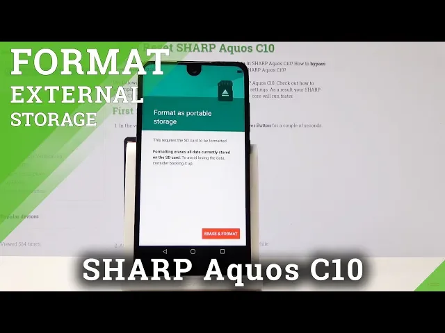 Video thumbnail for How to Clean Memory Card in SHARP Aquos C10 - Format SD